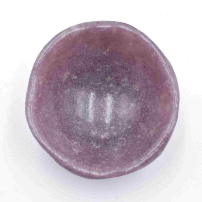 Pink Lepidolite Bowl Carving