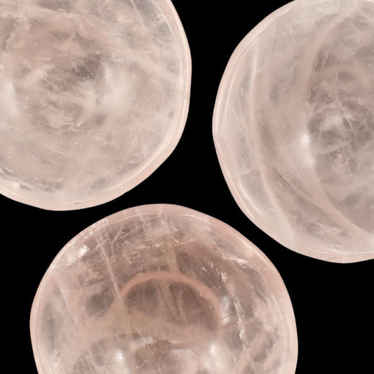 Rose Quartz Bowl Carving