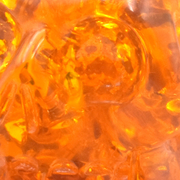 Amber Crystal Skull Carving [Man Made]