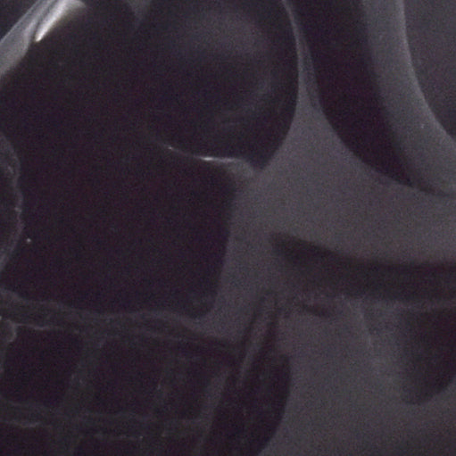Black Obsidian Crystal Skull Carving