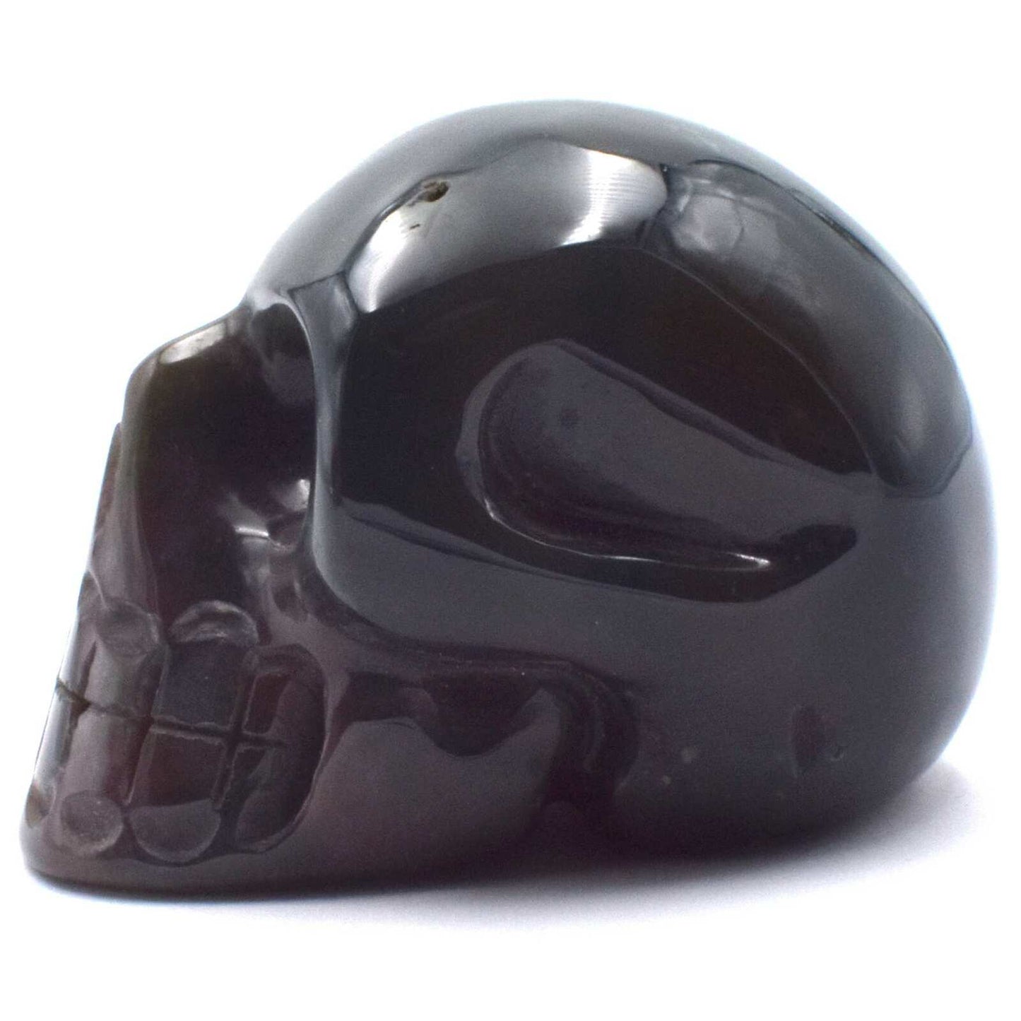 Bloodstone Crystal Skull Carving