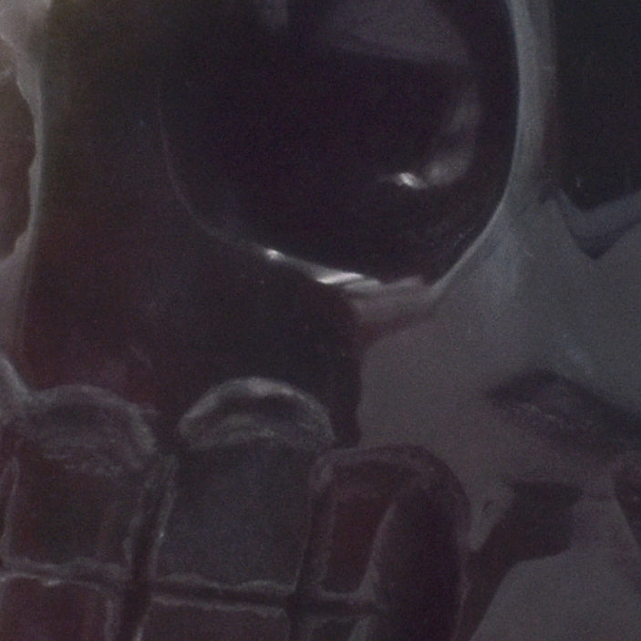 Bloodstone Crystal Skull Carving