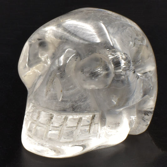 Clear Quartz Crystal Skull Carving