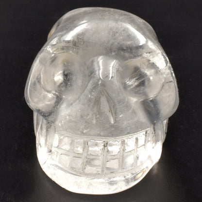 Clear Quartz Crystal Skull Carving