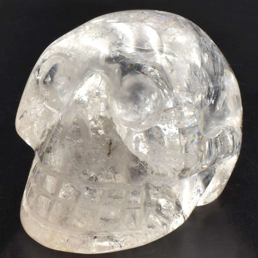Clear Quartz Crystal Skull Carving