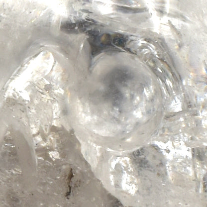 Clear Quartz Crystal Skull Carving
