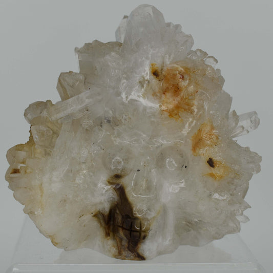 Clear Quartz Cluster Crystal Skull Carving