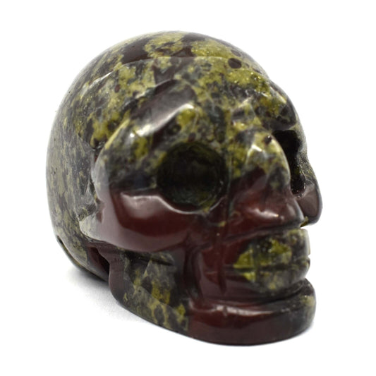 Dragon Stone Crystal Skull Carving