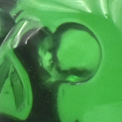 Green Obsidian Crystal Skull Carving [Man Made]