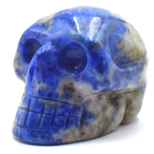 Lapis Lazuli Crystal Skull Carving