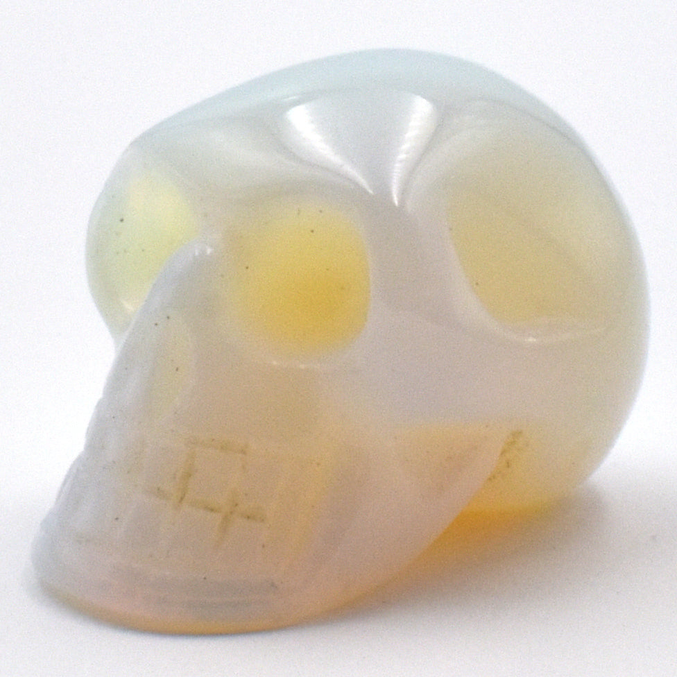 Opalite Crystal Skull Carving [Man Made]