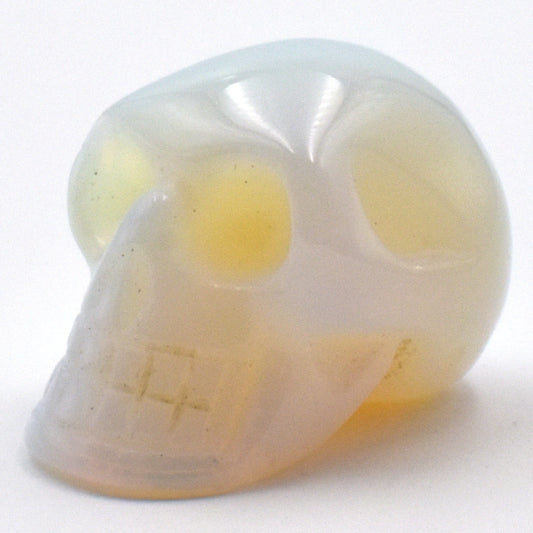 Opalite Crystal Skull Carving [Man Made]