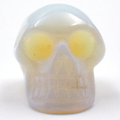 Opalite Crystal Skull Carving [Man Made]