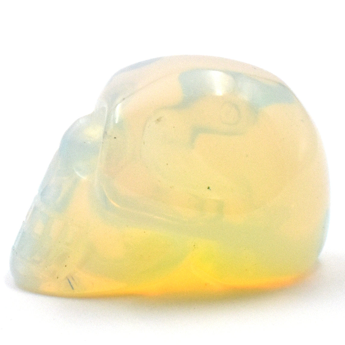 Opalite Crystal Skull Carving [Man Made]