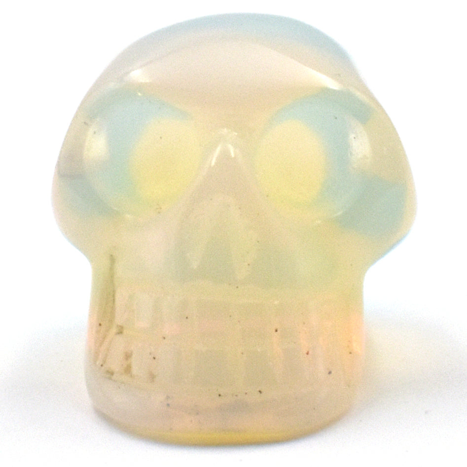Opalite Crystal Skull Carving [Man Made]