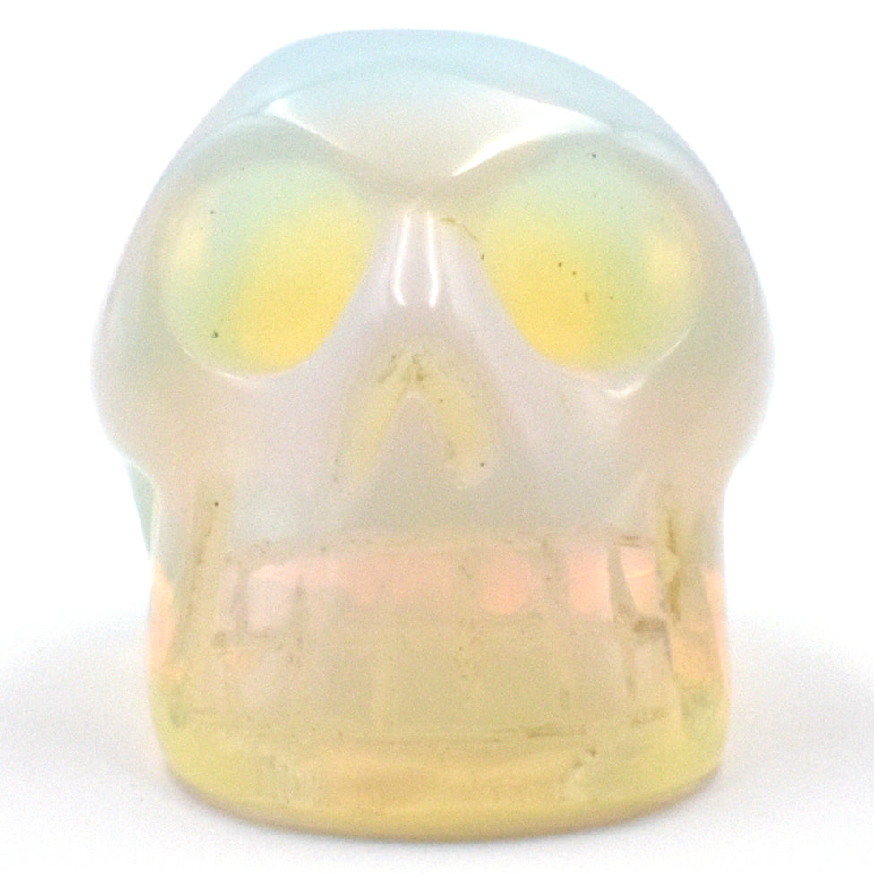 Opalite Crystal Skull Carving [Man Made]