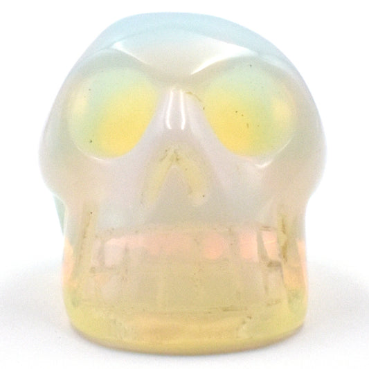 Opalite Crystal Skull Carving [Man Made]