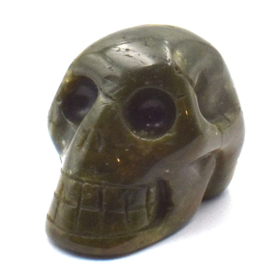 Rhyolite Crystal Skull Carving
