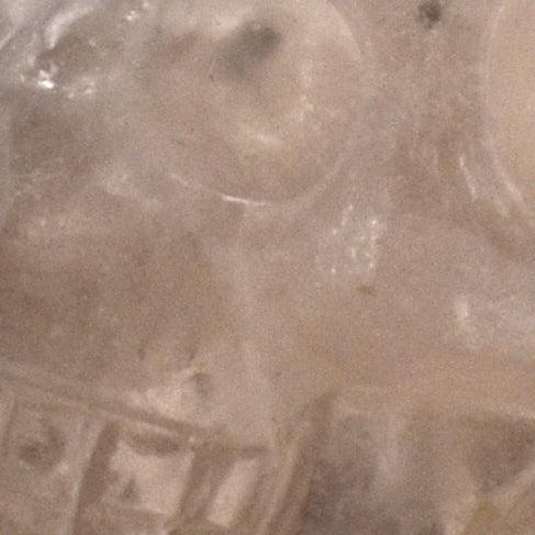 Light Smoky Quartz Crystal Skull Carving