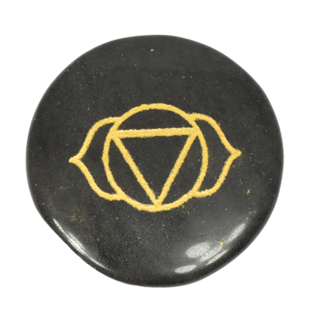 Healing Set Chakra Engraved Stone Set