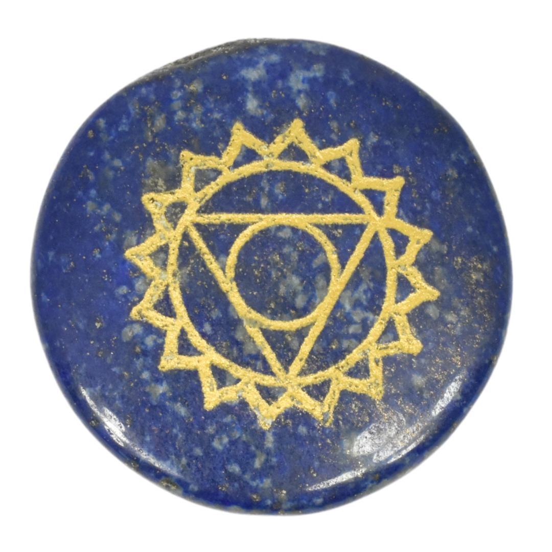 Healing Set Chakra Engraved Stone Set