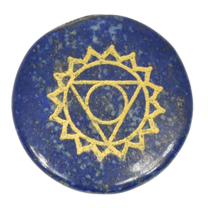 Healing Set Chakra Engraved Stone Set