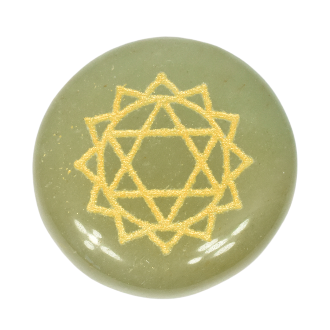 Healing Set Chakra Engraved Stone Set