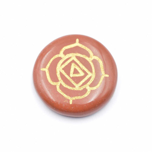 Healing Set Chakra Engraved Stone Set