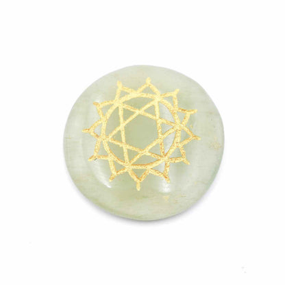 Healing Set Chakra Engraved Stone Set