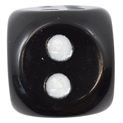 Black Obsidian Dice Carving