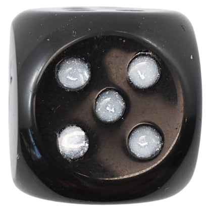 Black Obsidian Dice Carving