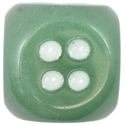 Green Aventurine Dice Carving