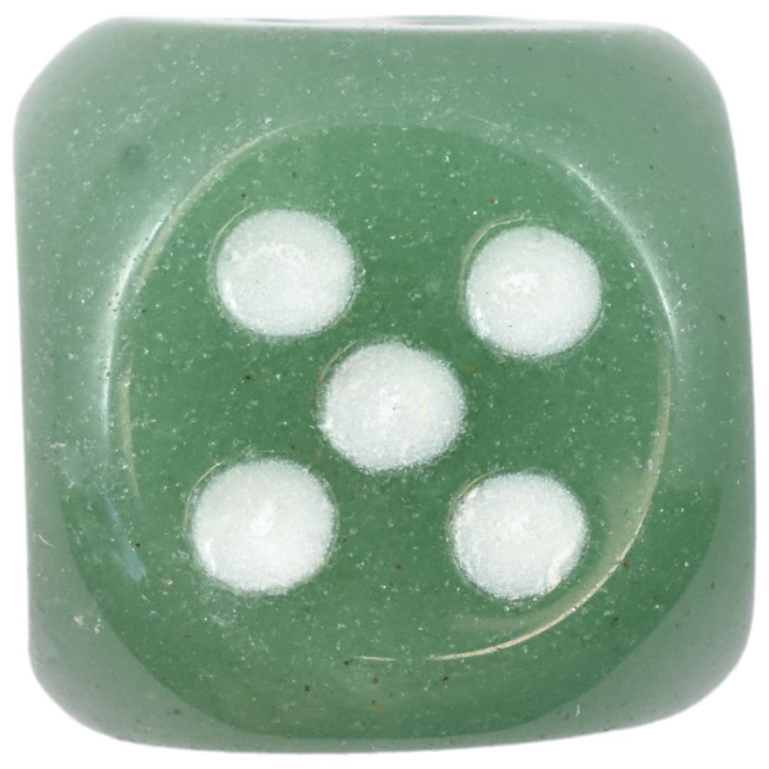 Green Aventurine Dice Carving