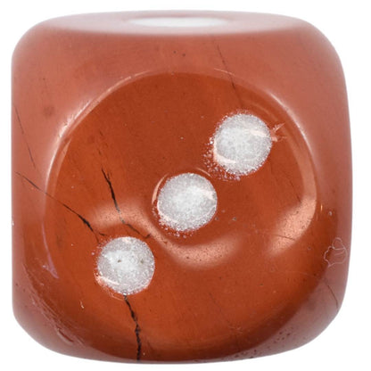 Red Jasper Dice Carving