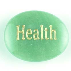 Health Aventurine Green Word Stone