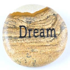 Dream Jasper Picture Word Stone