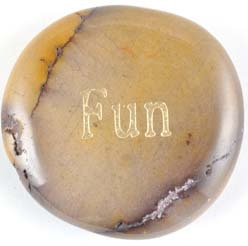 Fun Mookaite Word Stone