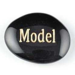 Model Onyx Black Word Stone