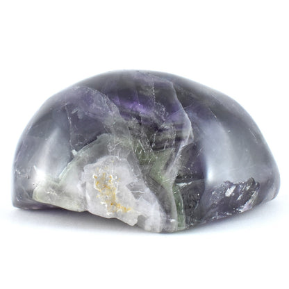 Purple Fluorite Freeform Dome Shape Carving