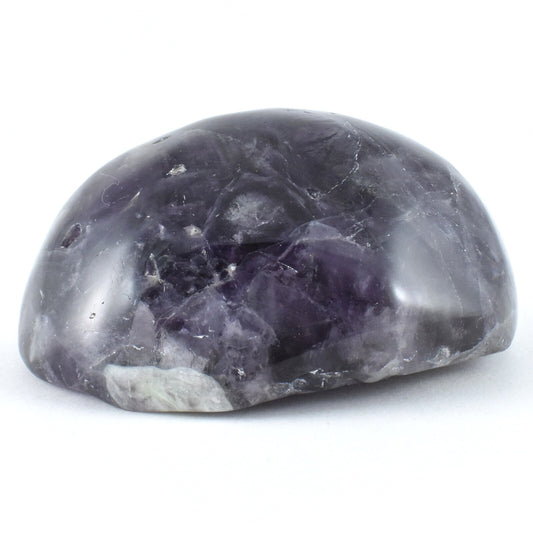 Purple Fluorite Freeform Dome Shape Carving