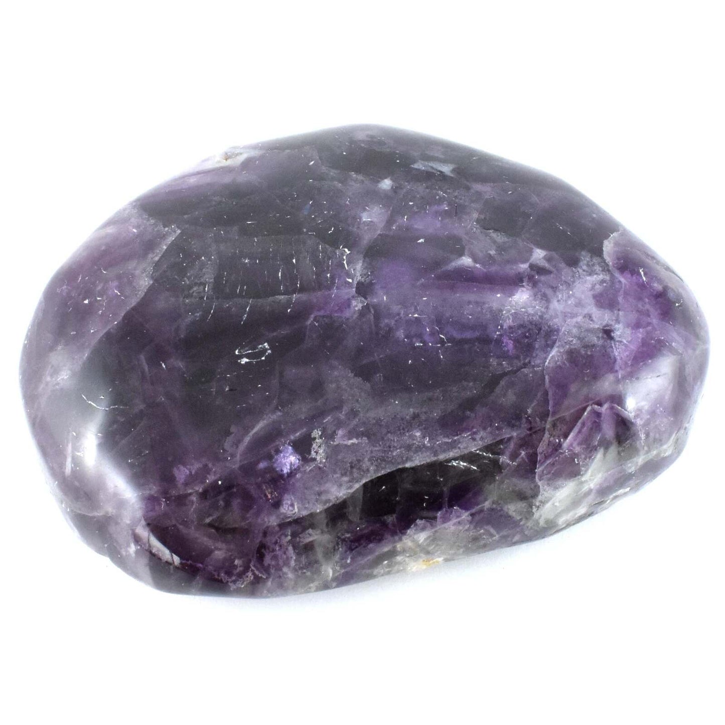Purple Fluorite Freeform Dome Shape Carving