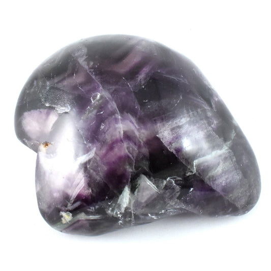 Purple Fluorite Freeform Dome Shape Carving