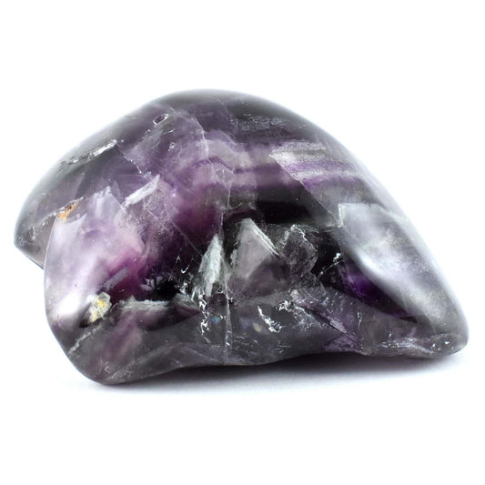 Purple Fluorite Freeform Dome Shape Carving