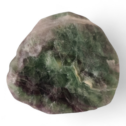 Rainbow Fluorite Freeform Dome Shape Carving