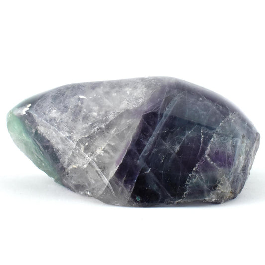 Rainbow Fluorite Freeform Dome Shape Carving