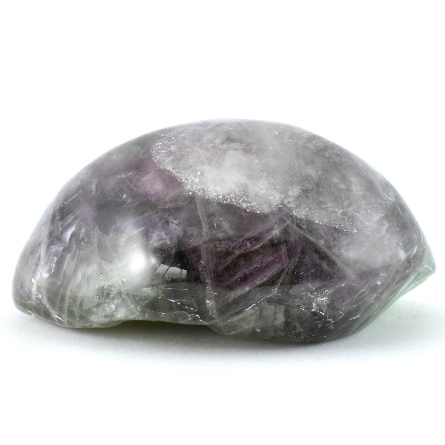 Rainbow Fluorite Freeform Dome Shape Carving