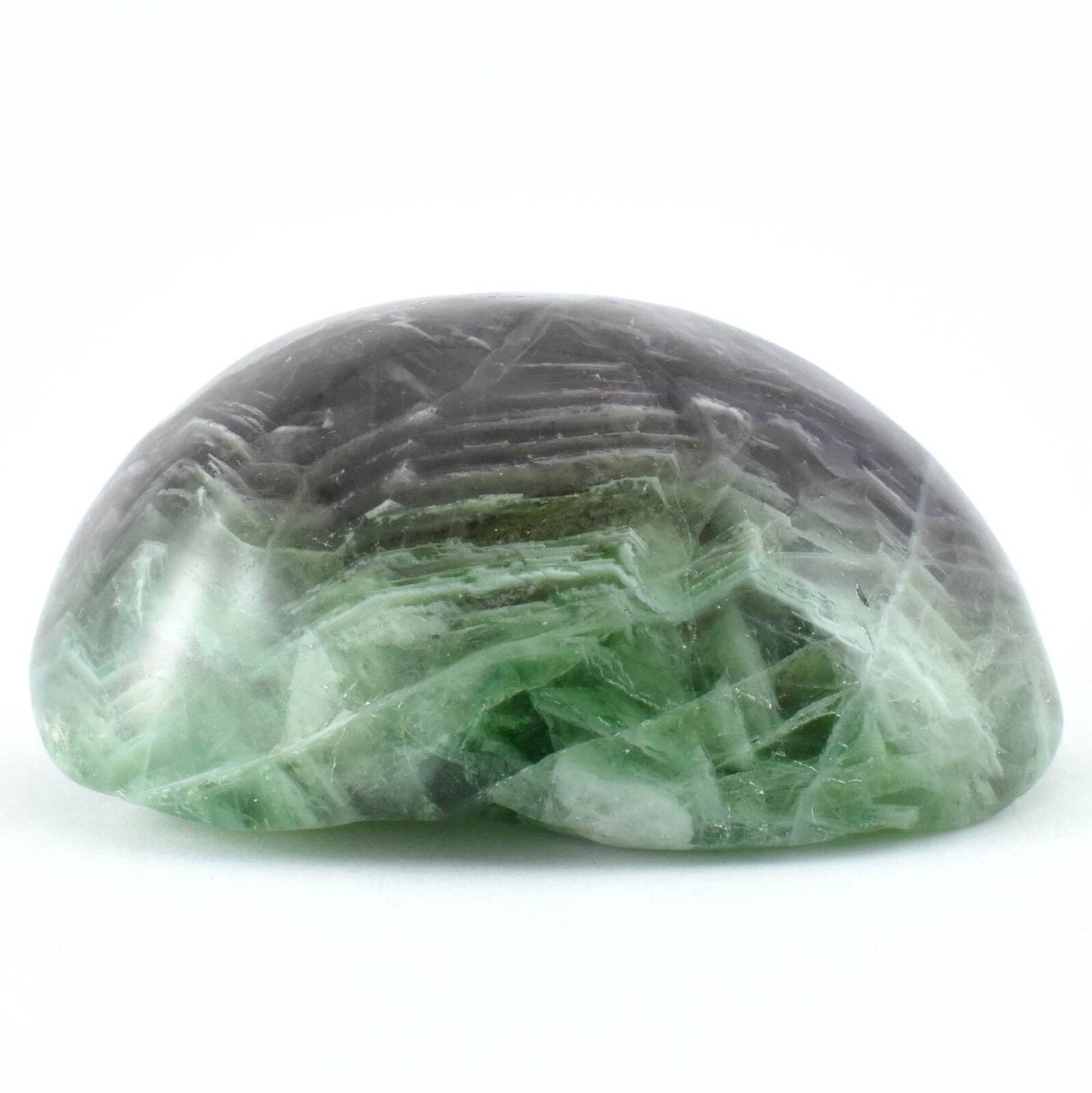 Rainbow Fluorite Freeform Dome Shape Carving