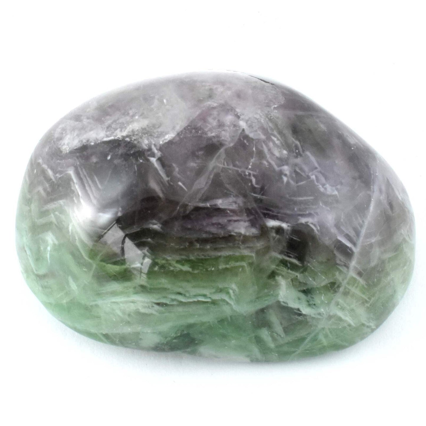 Rainbow Fluorite Freeform Dome Shape Carving