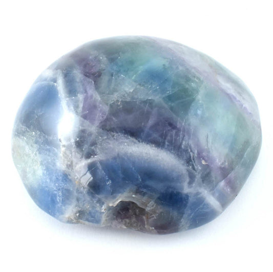 Rainbow Fluorite Freeform Dome Shape Carving