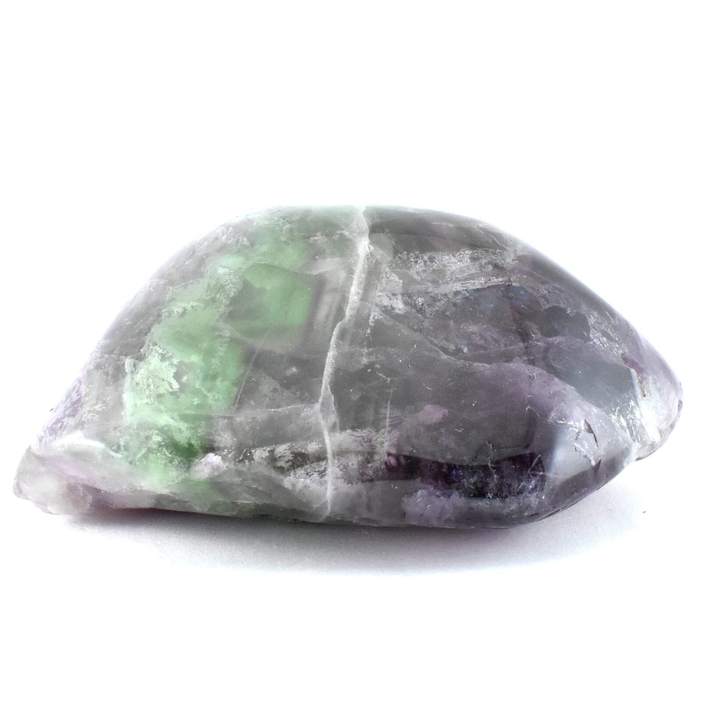 Rainbow Fluorite Freeform Dome Shape Carving